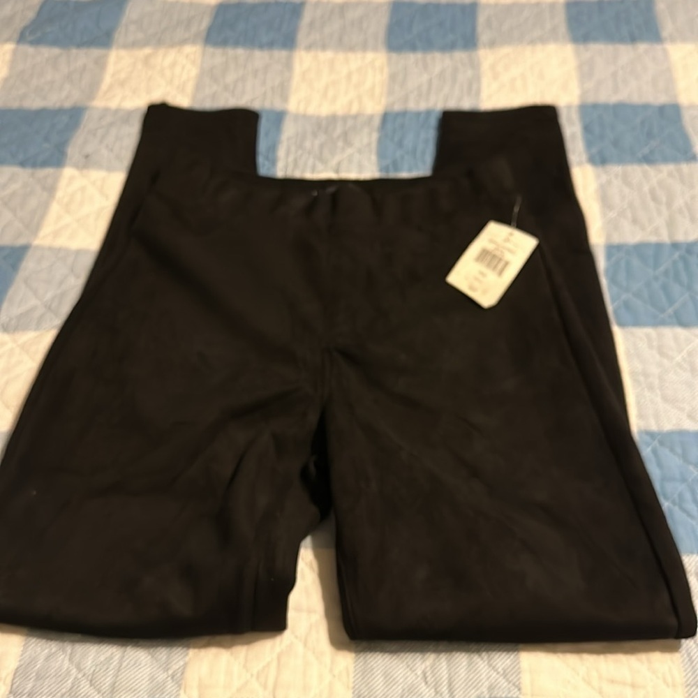 NWT Sanctuary /
FAUX SUEDE RUNWAY HIGH RISE LEGGING BLACK - Picture 8 of 16